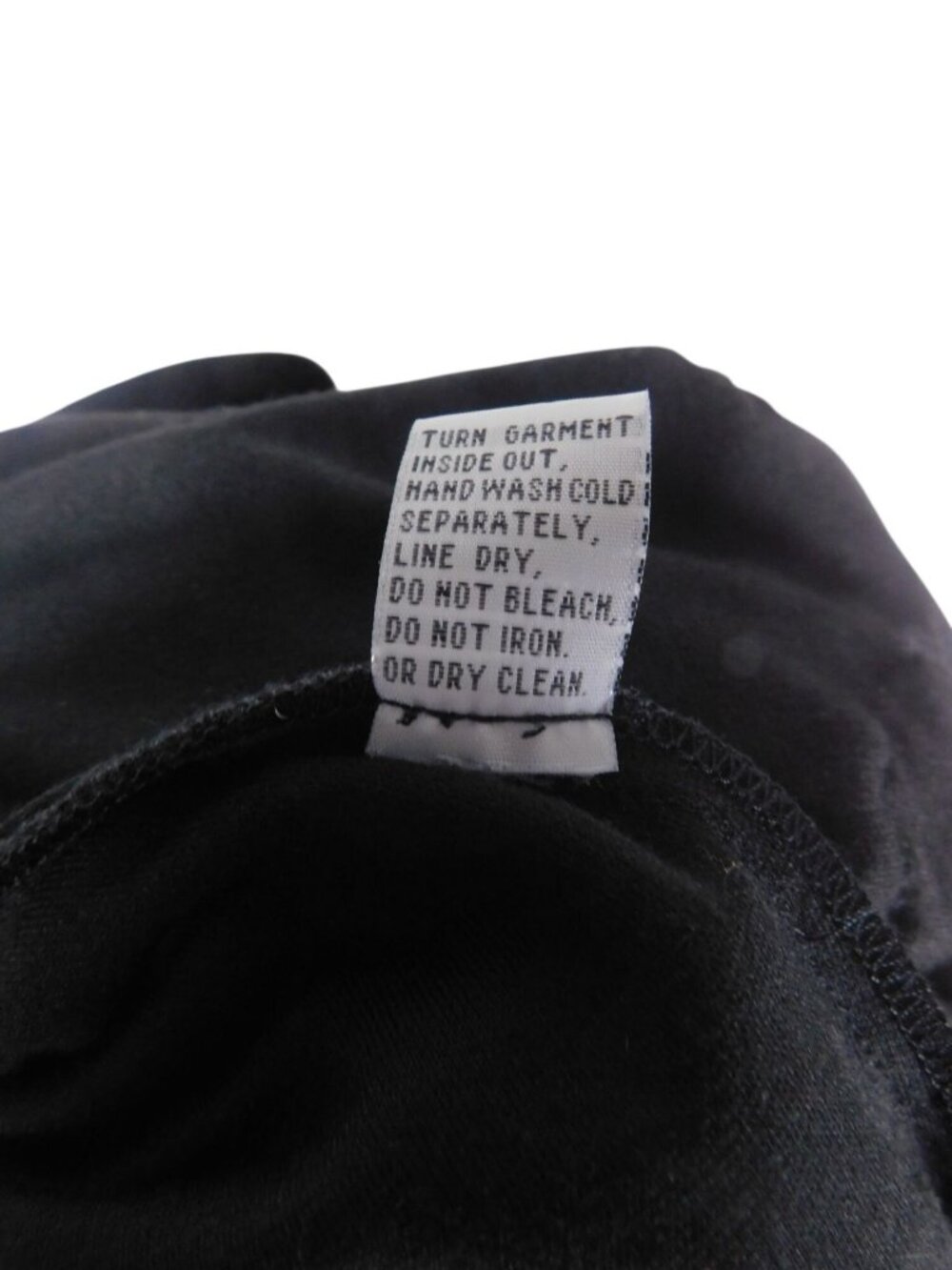 Appraisal Black Ruffle Hem Button-Front Coat Medium 3/4 Sleeve Polyester Blend - Picture 4 of 11